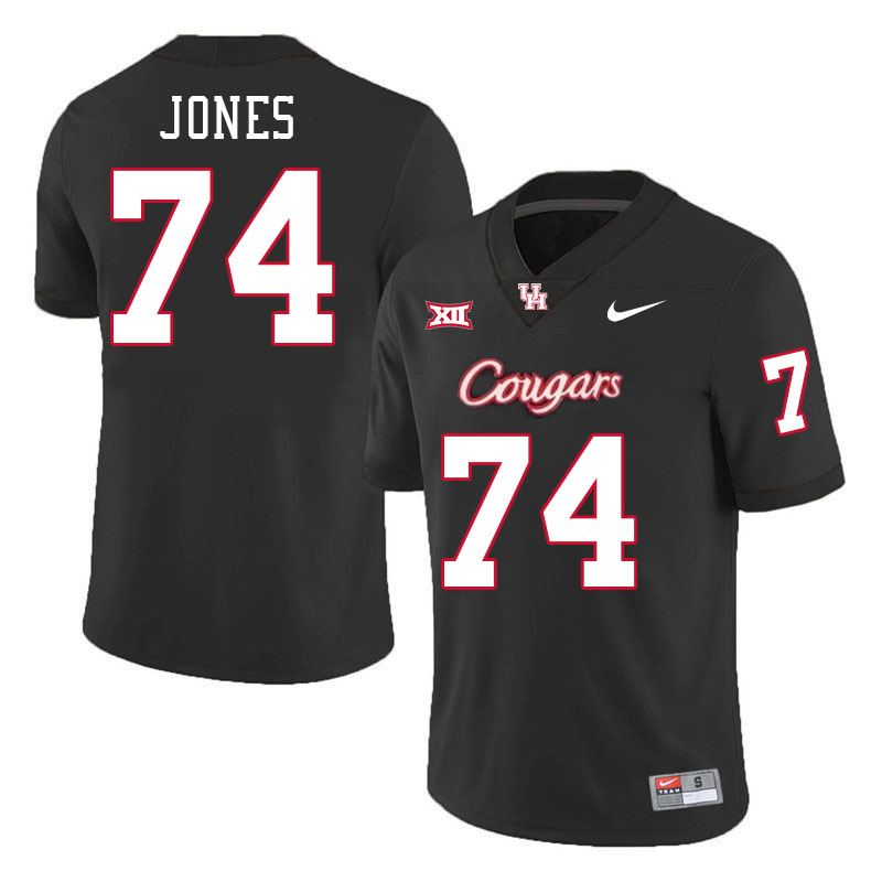 Josh Jones Houston Jersey,Houston Cougars #74 Josh Jones Jersey Youth College Uniforms-Black